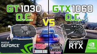 GT 1030 OC vs. GTX 1060 6GB OC Test in Games 2021