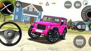 Dollar Song Modified  Mahindra Black Thar  Indian Car Simulator 3D  Android Gameplay  car