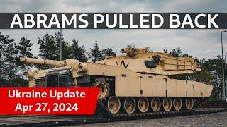 LIVE Abrams pulled off the front lines Ka-32 destroyed  Ukraine Update Apr 27 2024
