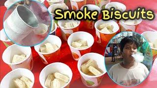 Amazing Smoke Biscuits in Exhibition Only Rs 50  Nitrogen Smoke Biscuits