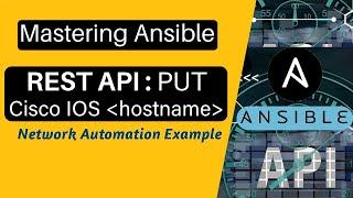 Ansible Tutorial Submit REST API PUT request usin URI Module Cisco RESTCONF IOS Configuration-JSON