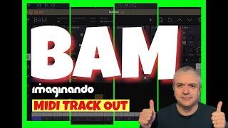 Imaginando BAM Beat Maker & Music Maker Tutorial 2 How to MIDI sequence external gear in AUM