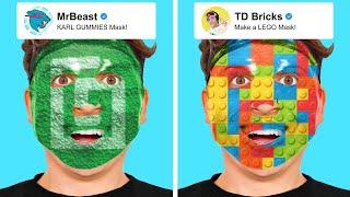 I Made Custom Face Masks For YouTubers