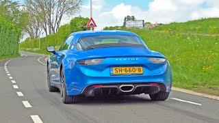 Alpine A110 Coupes in ACTION Exhaust Sounds