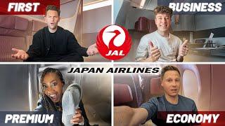 BRAND-NEW Japan Airlines A350- 1000 in ALL 4 Classes - First Class Business Premium Economy
