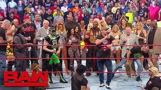 “Stone Cold” Hulk Hogan and Ric Flair lead A Toast to Monday Night Raw Raw Reunion July 22 2019