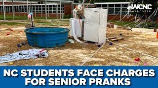 NC students face charges for senior pranks