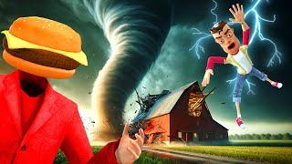 We Built a TERRIBLE Shelter to Survive Tornadoes in Gmod Garrys Mod RP