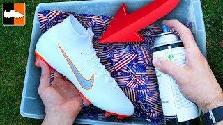 How To Hydro Dip Flag  Custom Boots ️ Soccer Gear