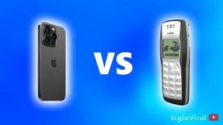 IPHONE 15 PRO MAX VS NOKIA 1100 - Poder y Simplicidad