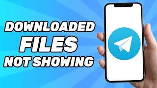 Telegram Downloaded media Files not showing in android fixed 2024