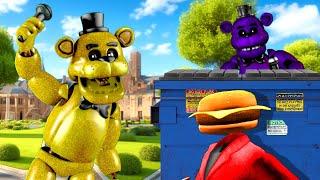 FNAF Monsters Chase Us in a Neighborhood in Gmod Garrys Mod Hide and Seek