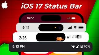 iPhone 17 Status Bar For Any Android 