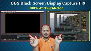 Solved Obs Studio Black Screen Problem on Windows 1011 Laptops  FIX Black Screen Display  Capture