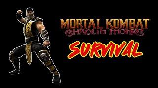 Scorpion Survival Mode Difficulty Hard - Mortal Kombat Shaolin Monks Survival Mode