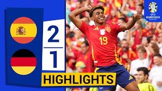 Spain vs Germany 2-1  All Goals & Extended Highlights  UEFA EURO 2024