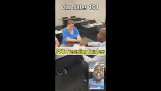 Presenting Numbers to a Customer - Car Sales Training