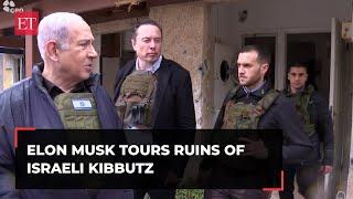 Elon Musk visits kibbutz Kfar Aza with PM Netanyahu amid Israel-Hamas war