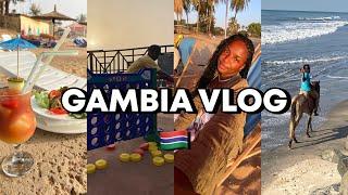 SENEGAMBIA BEACH VLOG LUNCH ON THE BEACH SUNSET SWIMMING & CHILDHOOD MEMORIES 