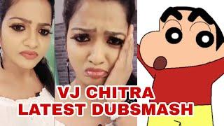 VJ CHITRA  LATEST SHINCHAN TAMIL DUBSMASH  TAMIL COMEDY  CINE LOVER