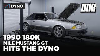 How Much Power Does A 1990 Fox Body Mustang GT With 180K Miles Make?