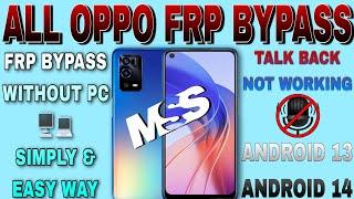 Oppo A55 Frp Bypass Android 13  Oppo A55 FRP BYPASS Talk Back Not Working  Oppo A55 FRP BYPASS 