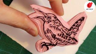 Rubber Stamps How to Carve & Print Step by Step for Beginner Artists