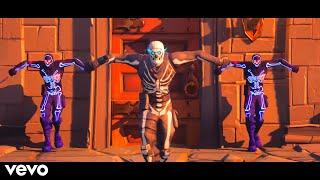 Spooky Scary Skeletons The Living Tombstone Remix Fortnite Music Video