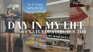 Day in my life as a NATUROPATHIC DOCTOR Gum surgery recovery Tips for staying healthy this fall