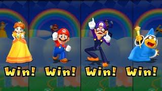 Mario Party 9 -  Daisy vs Mario vs Waluigi vs Kamek Master Difficulty Cartoons Mee