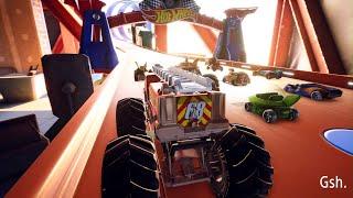 HOT WHEELS UNLEASHED - Fire Engine - Monster Truck - Fire fighter - 68