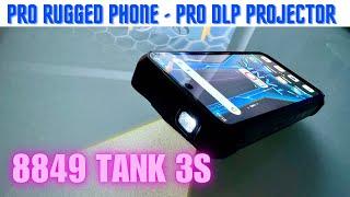 8848 TANK 3S - THE FIRST RUGGED PHONE WITH  VIDEO PROJECTOR STADIUM LIGHT & 4K CAM - FULL TEST