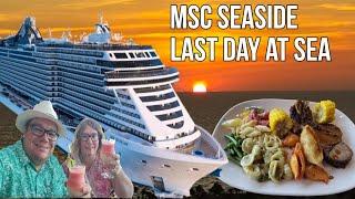 MSC Seaside Our Last Day at Sea  Food Shows and Entertainment  Goodbye Party Day# 7  2023