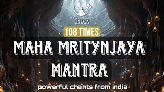 EPIC MAHA MRITYUNJAYA MANTRA 108 Times CHANTING in TEMPLE with PAKHAWAJ REMOVES NEGATIVE ENERGIES