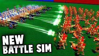 NEW BATTLE Simulator  TABS with Fort Building? Wooden Battles New Gameplay