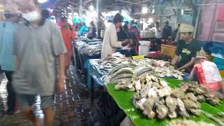 pusat belanja ikan segar teluk betung bandar #lampung #gudang lelang