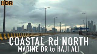 4KHDR Drive on Mumbai Coastal Rd Northbound Marine Dr to Haji Ali