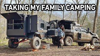 Family Camping in the New Trailer Offgrid Sprocket X