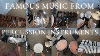 Famous Music from a lot of Percussion Instruments #shorts