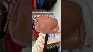 This @lululemon belt bag in color Spiced ChaiGold⭐️️ #lululemon #haul
