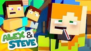 ALEX GETS SICK - Alex and Steve Life Minecraft Animation