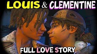 Louis & Clementine FULL LOVE STORY The Walking Dead The Final Season All Episodes - Louis Romance