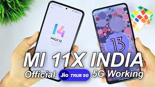 Mi 11X MIUI 14 India Android 13 Update  Jio 5G Sim Working Perfectly  Install 5G OTA Update