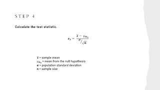 The 6 Steps of Hypothesis Testing