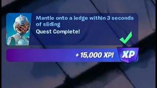 Fortnite - Mantle onto a ledge within 3 seconds of sliding - Chapter 3 Season 3