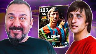 103 CRUYFF GELDİ MESSİ VE RONALDO ONA HAYRAN   eFootball 2024 TOP AÇILIMI