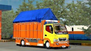 MOD BUSSID TERBARU TRUCK CANTER  SHARE LIVERY MOD TRUCK CANTER MUKHLAS S1 TRUK ANTI GOSIP UPDATE