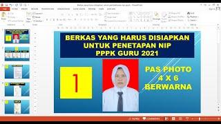 Persiapan Pemberkasan PPPK Guru 2021 -  Berkas Penetapan NIP PPPK Guru