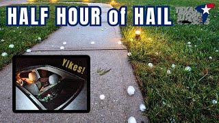 Half Hour of Hail Storm Video Texas Storm Chasers