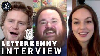 Letterkenny S10 Interviews with Nathan Dales Michelle Mylett K. Trevor Wilson & More